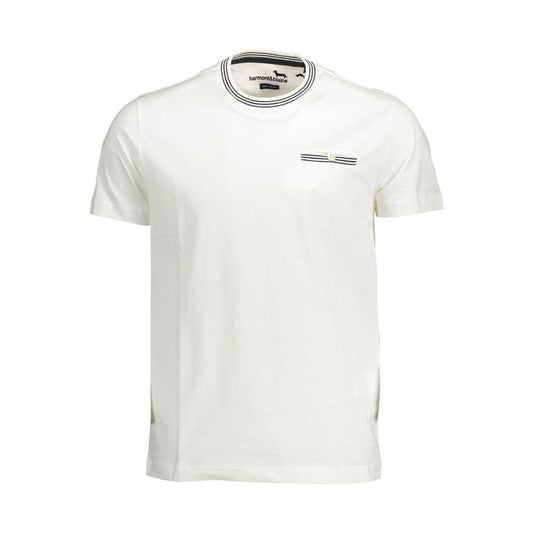 Harmont & Blaine White Cotton Men T-Shirt Harmont & Blaine Beige
