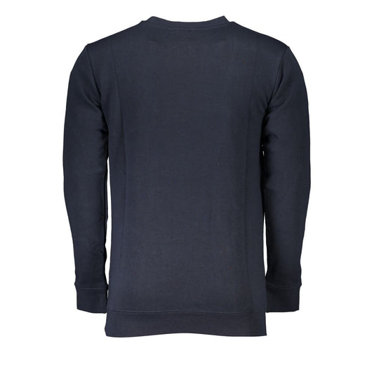 Cavalli Class Blue Cotton Sweater Cavalli Class Dark Slate Gray