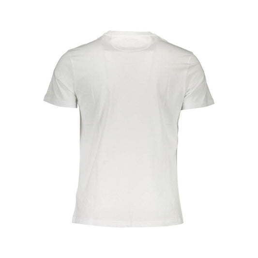 La Martina White Cotton Men T-Shirt La Martina Light Gray