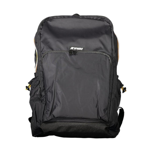 K-WAY Black Polyamide Men Backpack K-WAY Dark Slate Gray