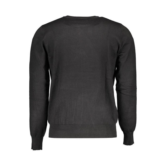 U.S. Grand Polo Black Nylon Sweater U.S. Grand Polo Dark Slate Gray