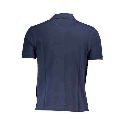 La Martina Blue Cotton Mens Polo Shirt La Martina Dark Slate Gray