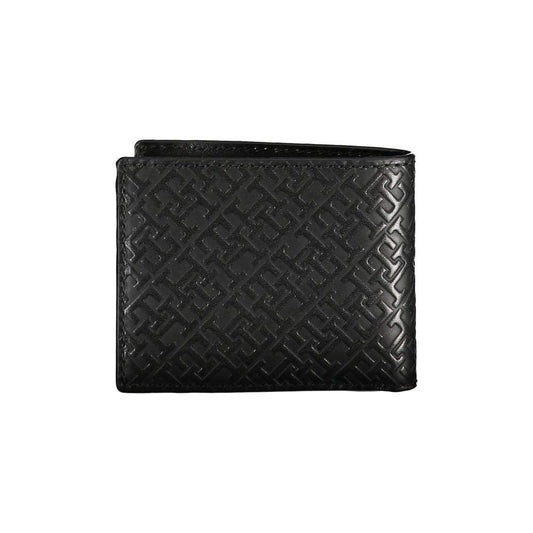 Tommy Hilfiger Elegant Leather Double Card Wallet Tommy Hilfiger Dark Slate Gray