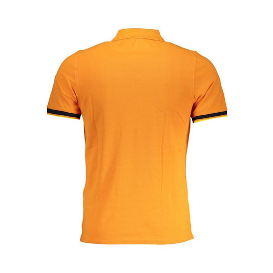 K-WAY Vibrant Orange Contrast Detail Polo K-WAY Goldenrod