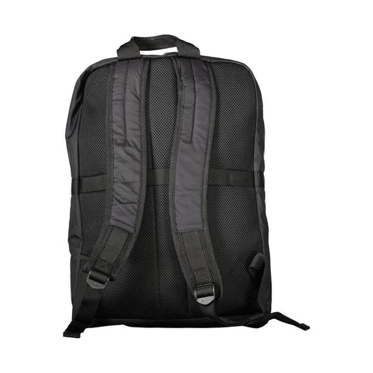 K-WAY Black Polyamide Men Backpack K-WAY Dark Slate Gray