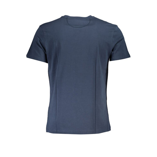 La Martina Elegant Short Sleeve Crew Neck T-Shirt La Martina Dark Slate Gray
