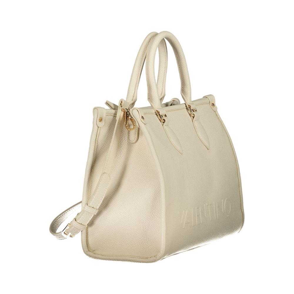 Front view with bag zipped and handles upright.