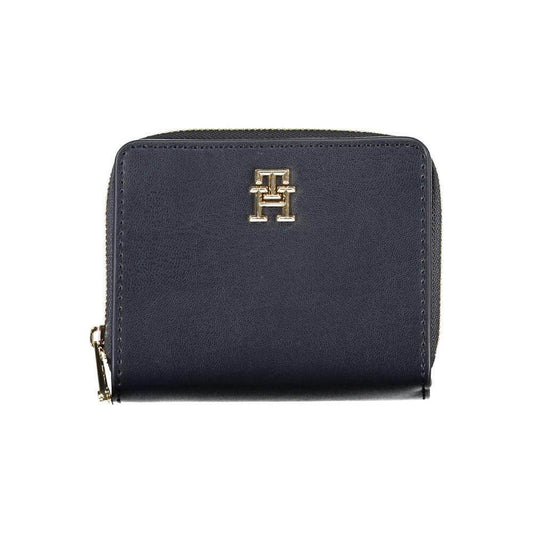 Tommy Hilfiger Sleek Blue Polyethylene Wallet Tommy Hilfiger Dark Slate Gray