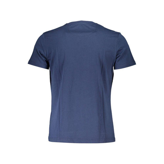 La Martina Blue Cotton Men T-Shirt La Martina Dark Slate Gray