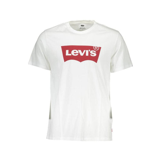 Levi's White Cotton Men T-Shirt Levi's Lavender