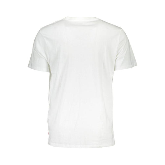 Levi's White Cotton Men T-Shirt Levi's White Smoke
