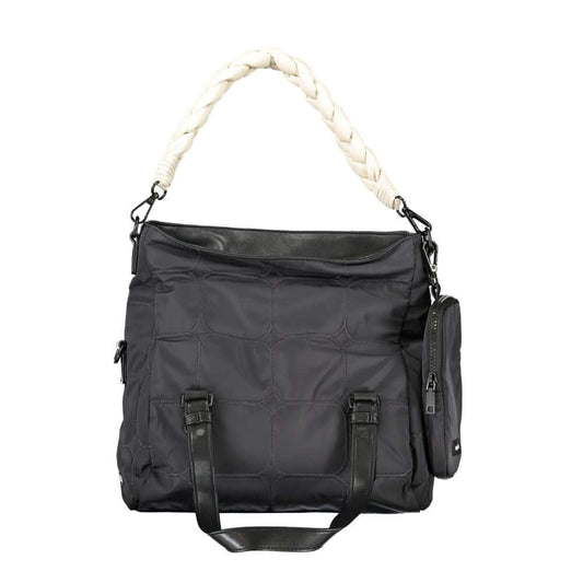 Desigual Black Polyester Handbag Desigual Dark Slate Gray