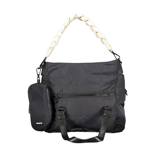 Desigual Black Polyester Handbag Desigual Dark Slate Gray
