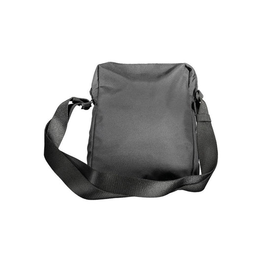 Calvin Klein Black Polyester Men Shoulder Bag Calvin Klein Dim Gray