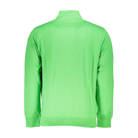 U.S. Grand Polo Green Cotton Men Sweater U.S. Grand Polo Light Green