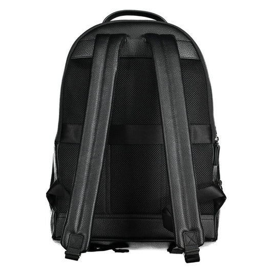 Tommy Hilfiger Black Polyethylene Men Backpack Tommy Hilfiger Dark Slate Gray