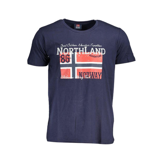 Norway 1963 Blue Cotton T-Shirt Norway 1963 Dark Slate Gray