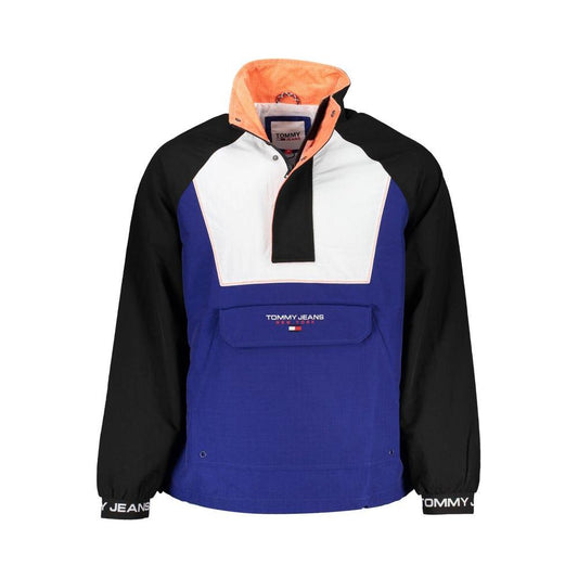 Tommy Hilfiger Blue Polyamide Men Jacket Tommy Hilfiger Bisque