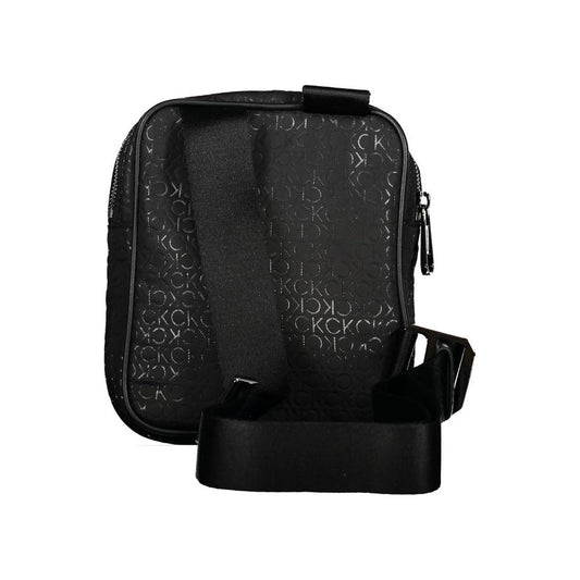 Calvin Klein Sleek Urban Shoulder Bag with Contrast Details Calvin Klein Black