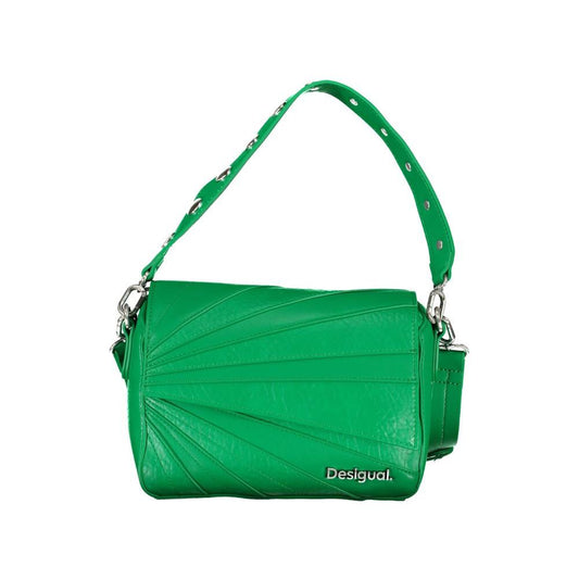 Desigual Green Polyethylene Handbag Desigual Sea Green