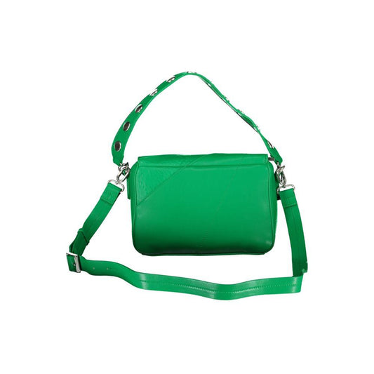 Desigual Green Polyethylene Handbag Desigual Sea Green