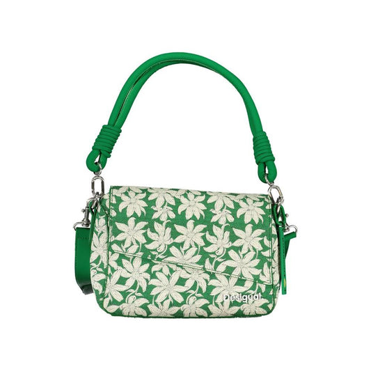 Desigual Green Polyethylene Handbag Desigual Sea Green