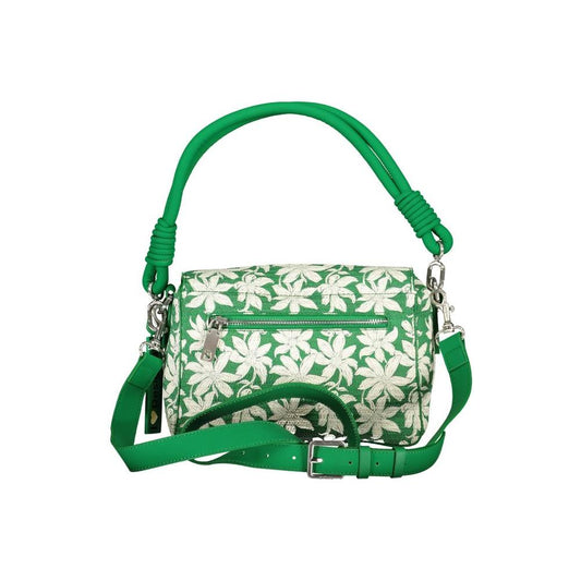Desigual Green Polyethylene Handbag Desigual Sea Green