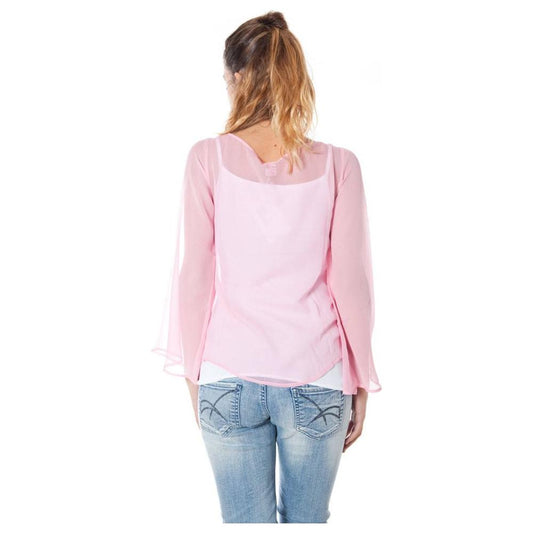 Phard Pink Silk Tops & T-Shirt