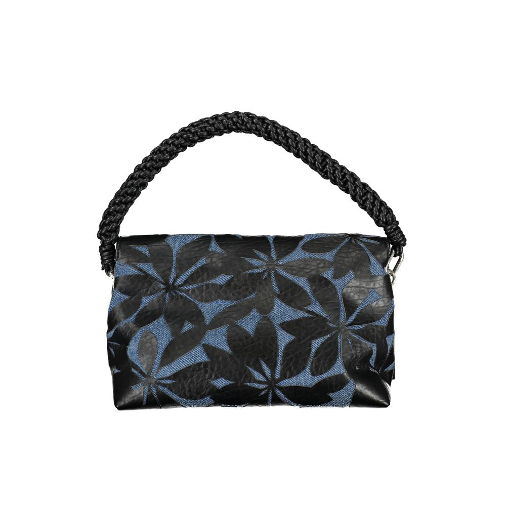 Front view with bag zipped and handles upright.