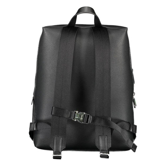 Calvin Klein Black Polyester Men Backpack