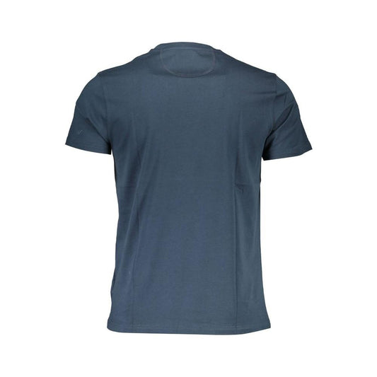 La Martina Blue Cotton Men T-Shirt
