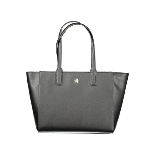 Tommy Hilfiger Black Recycled Polyester Women Handbag