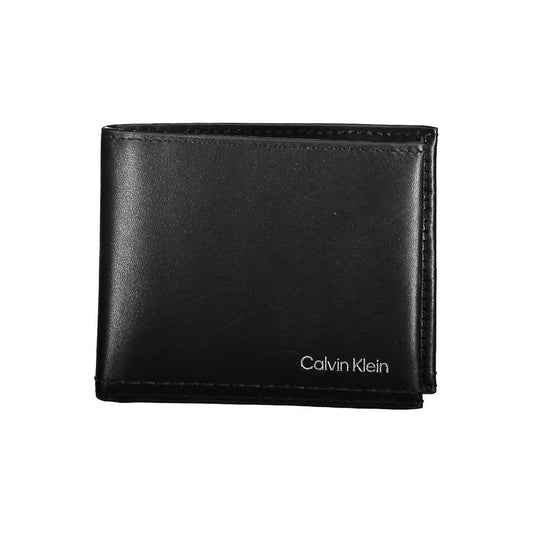 Calvin Klein Black Leather Men Wallet