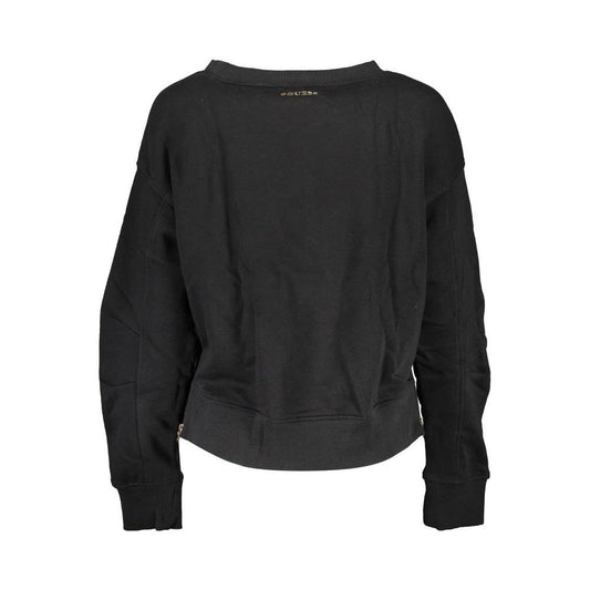 Guess Jeans Black Cotton Women Sweater