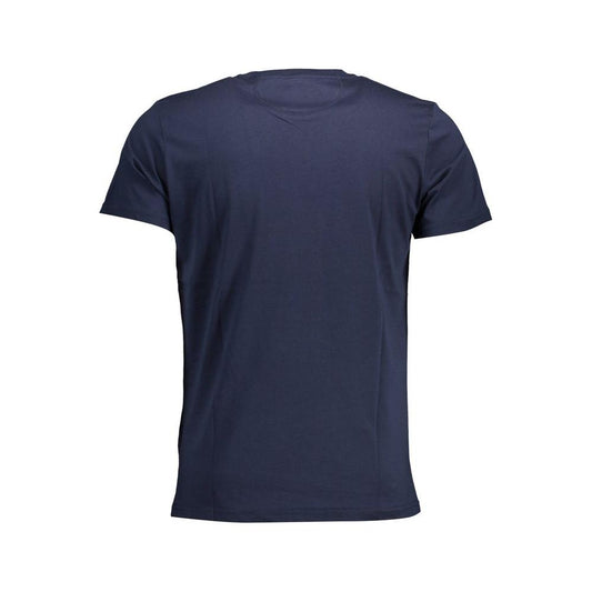 La Martina Blue Cotton Men T-Shirt