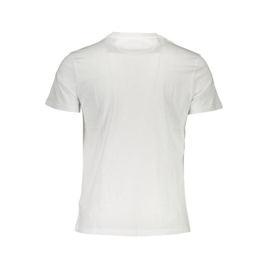 La Martina White Cotton Men T-Shirt