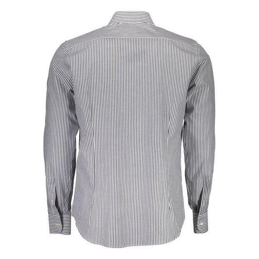 La Martina Blue Cotton Men Shirt