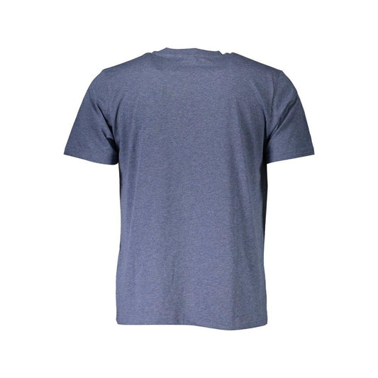 North Sails Blue Cotton Men T-Shirt
