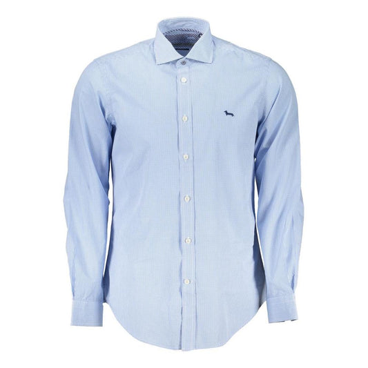 Harmont & Blaine Light Blue Cotton Men Shirt