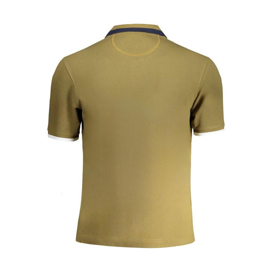 La Martina Green Cotton Polo Shirt
