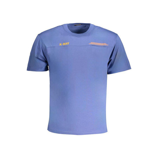 K-WAY Blue Cotton T-Shirt
