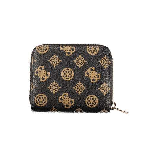 Guess Jeans Brown Polyethylene Wallet