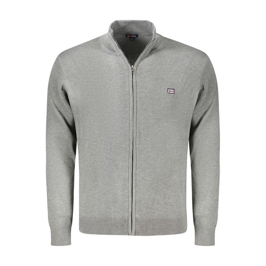 Norway 1963 Gray Polyester Men Cardigan