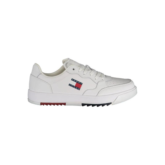Tommy Hilfiger White Polyethylene Men Sneaker