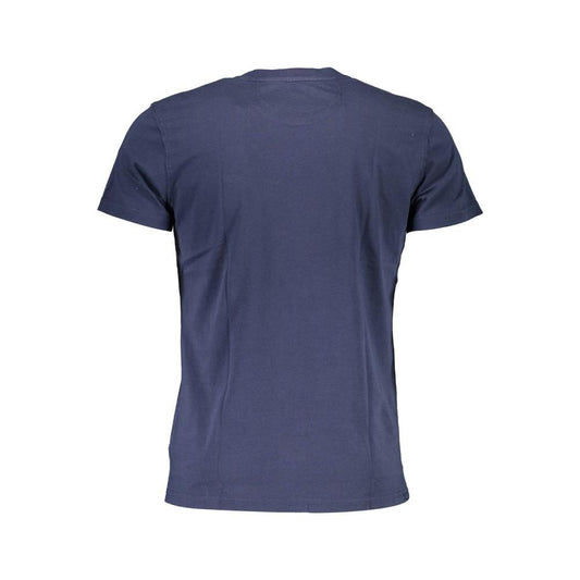 La Martina Blue Cotton Men T-Shirt