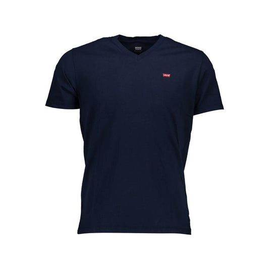 Levi's Blue Cotton Men T-Shirt