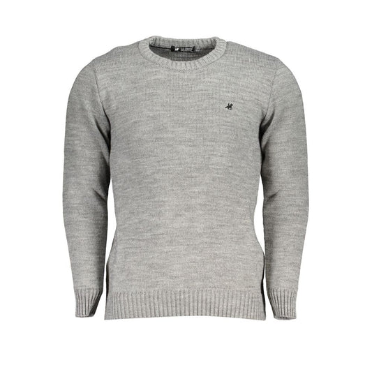 U.S. Grand Polo Gray Acrylic Men Sweater