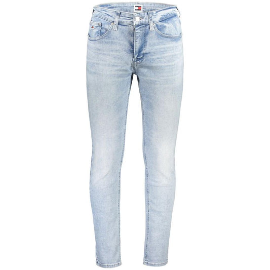 Tommy Hilfiger Light Blue Cotton Men Jeans