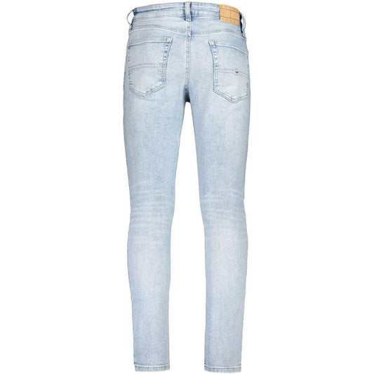 Tommy Hilfiger Light Blue Cotton Men Jeans