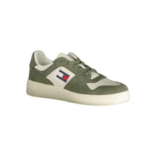 Tommy Hilfiger Green Polyester Sneaker
